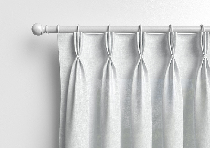 Kalahari Voile, Pure White - Made to Measure Curtains - Image 12